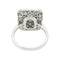 Bague 55 Bague en or blanc et diamants. 58 Facettes 31153