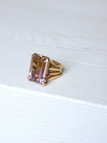 Bague Bague cocktail vintage amétrine 58 Facettes