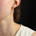 Earrings Antique sapphire diamond earrings 58 Facettes 21-339
