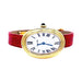 Watch Cartier watch, "Baignoire", yellow gold, leather. 58 Facettes 32583