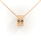 Collier Collier Or rose Diamant 58 Facettes 1680614CN
