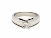 Ring 54 Solitaire Ring White Gold Diamond 58 Facettes 578737RV