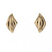 Earrings Yellow gold 3 gadroon earrings 58 Facettes CVBO15