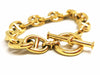 Bracelet Navy mesh bracelet Yellow gold 58 Facettes 1232056CN