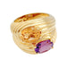 Ring 53 Boucheron ring, “Toi et Moi”, yellow gold, amethyst, citrine. 58 Facettes 31432