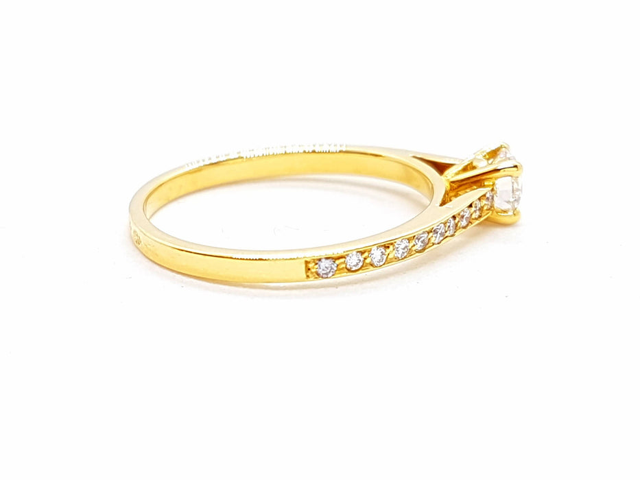 Bague 53 Bague Solitaire Or jaune Diamant 58 Facettes 578712RV