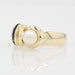 Ring 52 Modern pearl and sapphire ring 58 Facettes 15-222B