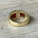 Ring Ring in yellow gold, garnets, diamonds 58 Facettes 196