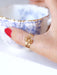 Ring Old flower and ball ring in 18Kt gold 58 Facettes