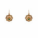 Emerald and gold Dormeuses earrings 58 Facettes 15-397