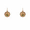 Boucles d'oreilles Dormeuses émeraudes et or 58 Facettes 15-397