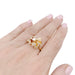 Ring 55 Dior ring, “Archi Dior Cocotte”, pink gold, diamonds. 58 Facettes 33153