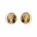 Earrings DAMIER GOLD MOTHER OF PEARL ONYX EARRINGS TIFFANY & CO. 58 Facettes 2.16033