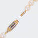 Large necklace in cultured pearls and enameled clasp 58 Facettes 21-746