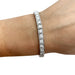 Bracelet Diamond line bracelet in white gold. 58 Facettes 30661
