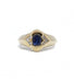 Ring 54 / Yellow / 750‰ Gold Sapphire and Diamond Ring 58 Facettes 210076R