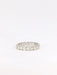 Bague Alliance américaine or blanc diamants taille ancienne 2.85 ct 58 Facettes 813