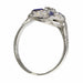 Ring 59 Art Deco Diamond Sapphire Ring 58 Facettes 23271-0610