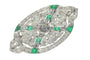 Broche Broche diamant et émeraude 58 Facettes 22304-0133