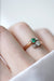 Ring 57 Toi et Moi ring, emerald and diamonds 58 Facettes