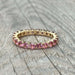 Ring Alliance Ring Yellow Gold Tourmalines 58 Facettes 234