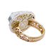 Ring 52 Pomellato ring, "Tango", pink gold, brown diamonds, diamonds, prasiolite. 58 Facettes 32831