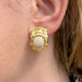 Earrings Piaget “Tanagra” earrings in yellow gold and diamonds. 58 Facettes 31196