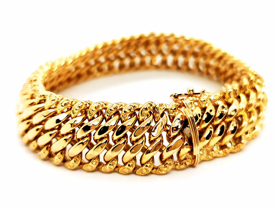 Bracelet Bracelet Maille américaine Or jaune 58 Facettes 1667895CN