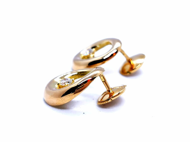 Boucles d'oreilles Boucles d'oreilles Or jaune Diamant 58 Facettes 1029209CN