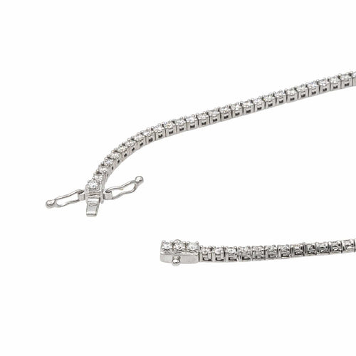 Collier Collier Rivière Or blanc Diamant 58 Facettes 2708407CN
