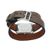 Hermès “Cape Cod” watch in steel on leather. Small model. 58 Facettes 33381
