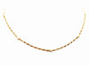 Necklace Necklace Alternating link Yellow gold Pearl 58 Facettes 1654251CN