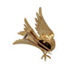 Brooch Bird brooch in yellow gold, ruby, pearl. 58 Facettes 32229