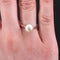 Bague 53 Bague solitaire perle or blanc 58 Facettes 22-514