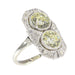 Ring 51 Art Deco Diamond Engagement Ring 58 Facettes 22193-0036