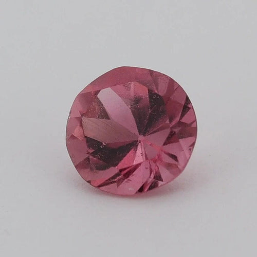 Gemstone Saphir rose non chauffée 0.62cts 58 Facettes 161