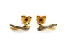 Boucles d'oreilles Boucles d'oreilles Puces Or jaune Diamant 58 Facettes 1180518CD