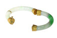 Vintage Jade Bracelet with 18k Gold Fittings: The Silent Chronicles of a Victorian Bracelet 58 Facettes 19254-0157