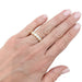 Ring 52 Alliance full circle yellow gold, diamonds. 58 Facettes 31398