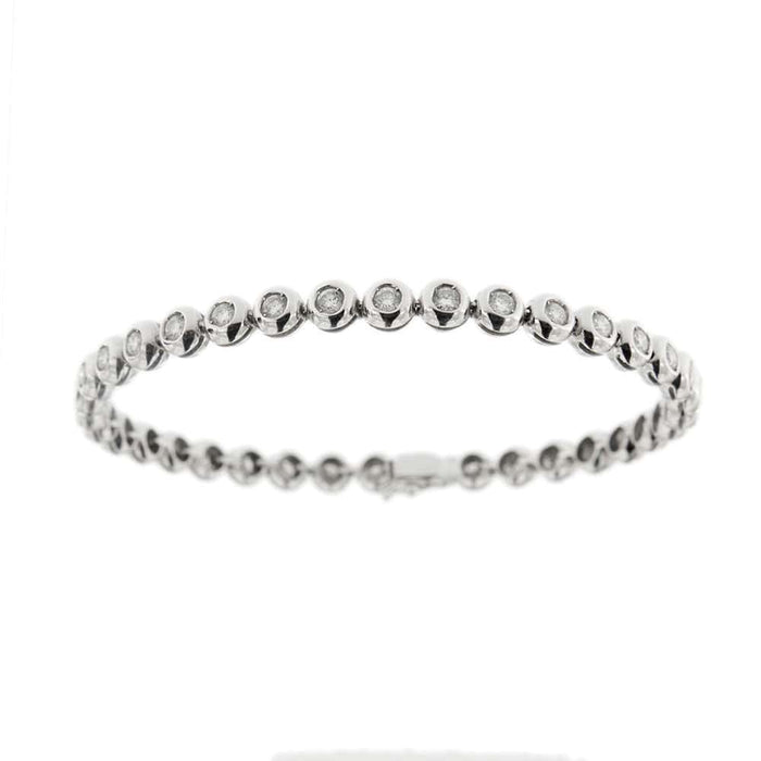 Bracelet Bracelet tennis avec diamants de 2,88 ct 58 Facettes 8868