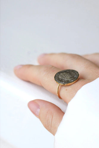 Bague Bague pièce romaine Septime Sévère 58 Facettes