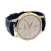 Watch Jaeger Lecoultre watch, yellow gold, leather. 58 Facettes 32675