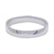 Bague 57 Alliance en platine 58 Facettes 32152D