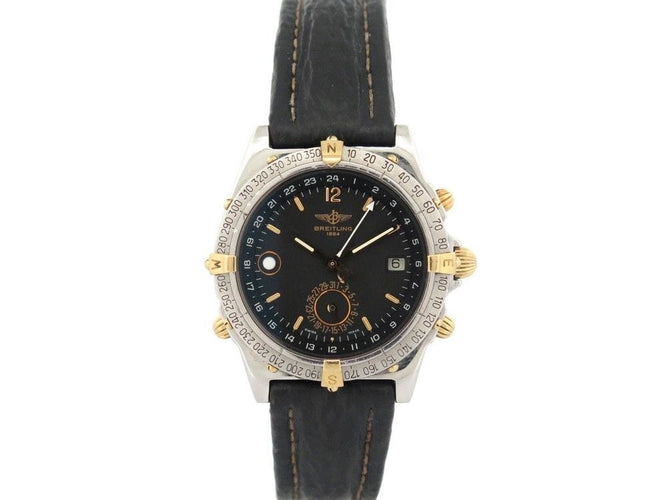 Montre vintage montre BREITLING duograph en acier automatique 58 Facettes 255108