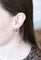 Boucles d'oreilles Dormeuses anciennes or et grenats 58 Facettes
