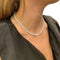 Collier Collier rivière diamants en or blanc. 58 Facettes 31822