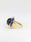 Bague Bague Onyx, Lapis-Lazuli et Diamants 58 Facettes 88