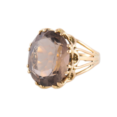 Bague BAGUE "JELAIM" OR & QUARTZ 58 Facettes BO/220113