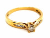 Ring Solitaire Ring Yellow Gold Diamond 58 Facettes