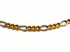 Necklace Alternating link necklace Yellow gold 58 Facettes 1180579CD